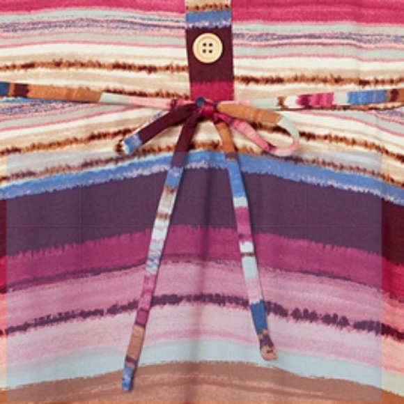 Speechless Kids Stripe Flutter Sleeve Dress ~ Berry Pink ~ New! - Picture 3 of 11